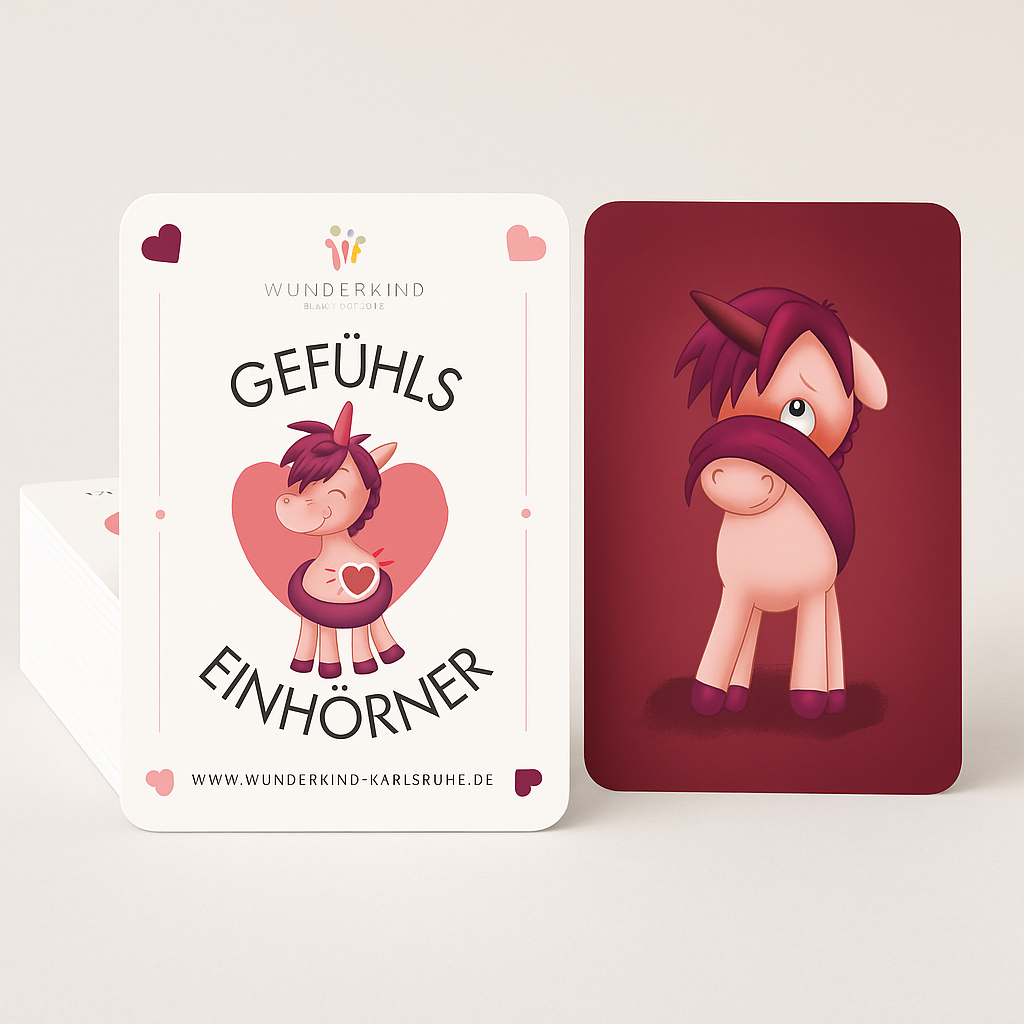 Gefühlseinhörner Kartenset - für kleine und große Herzen, die gehört werden wollen 🦄