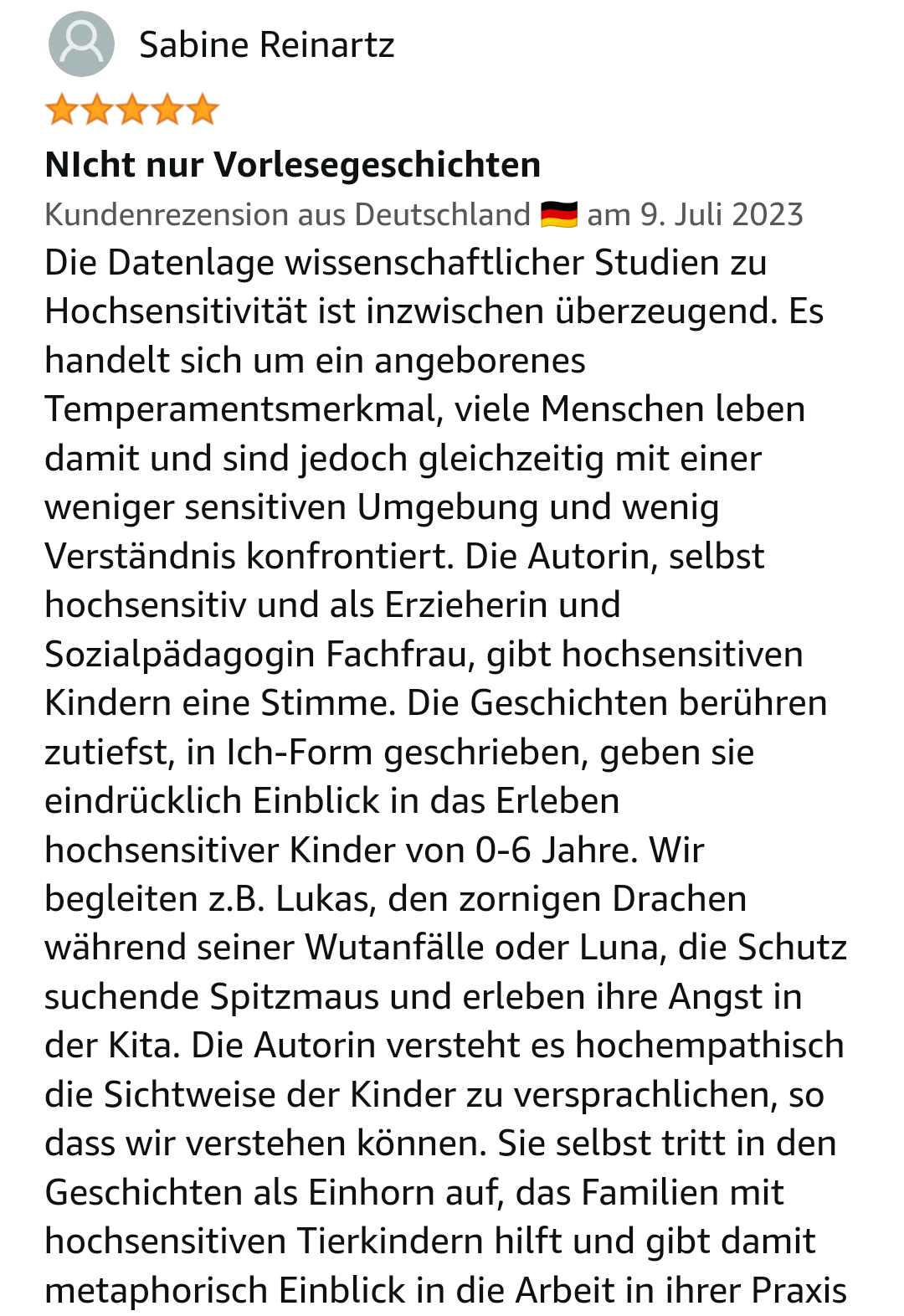 Wunderkinder Geschichtenbuch (Kinder im Alter von 0-6 Jahre)