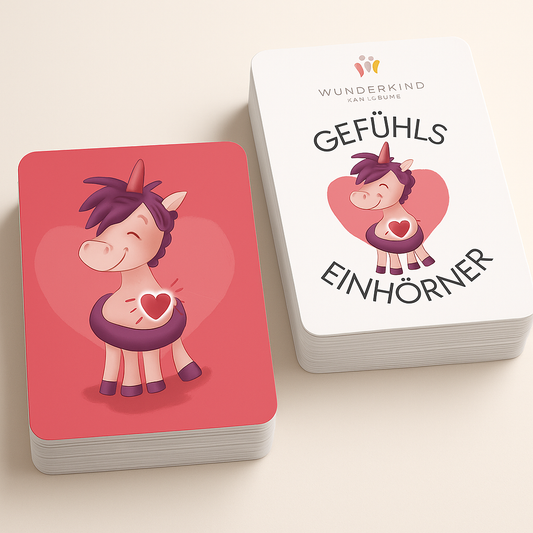 Gefühlseinhörner Kartenset - für kleine und große Herzen, die gehört werden wollen 🦄
